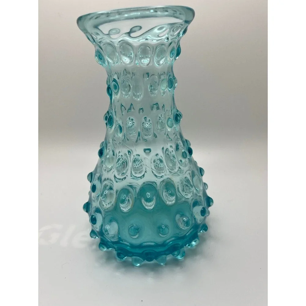 Vintage‎ Hobnail Vase Aquamarine